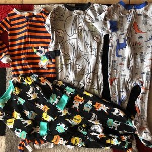 Carters Footie Pajama Lot of four 18mo